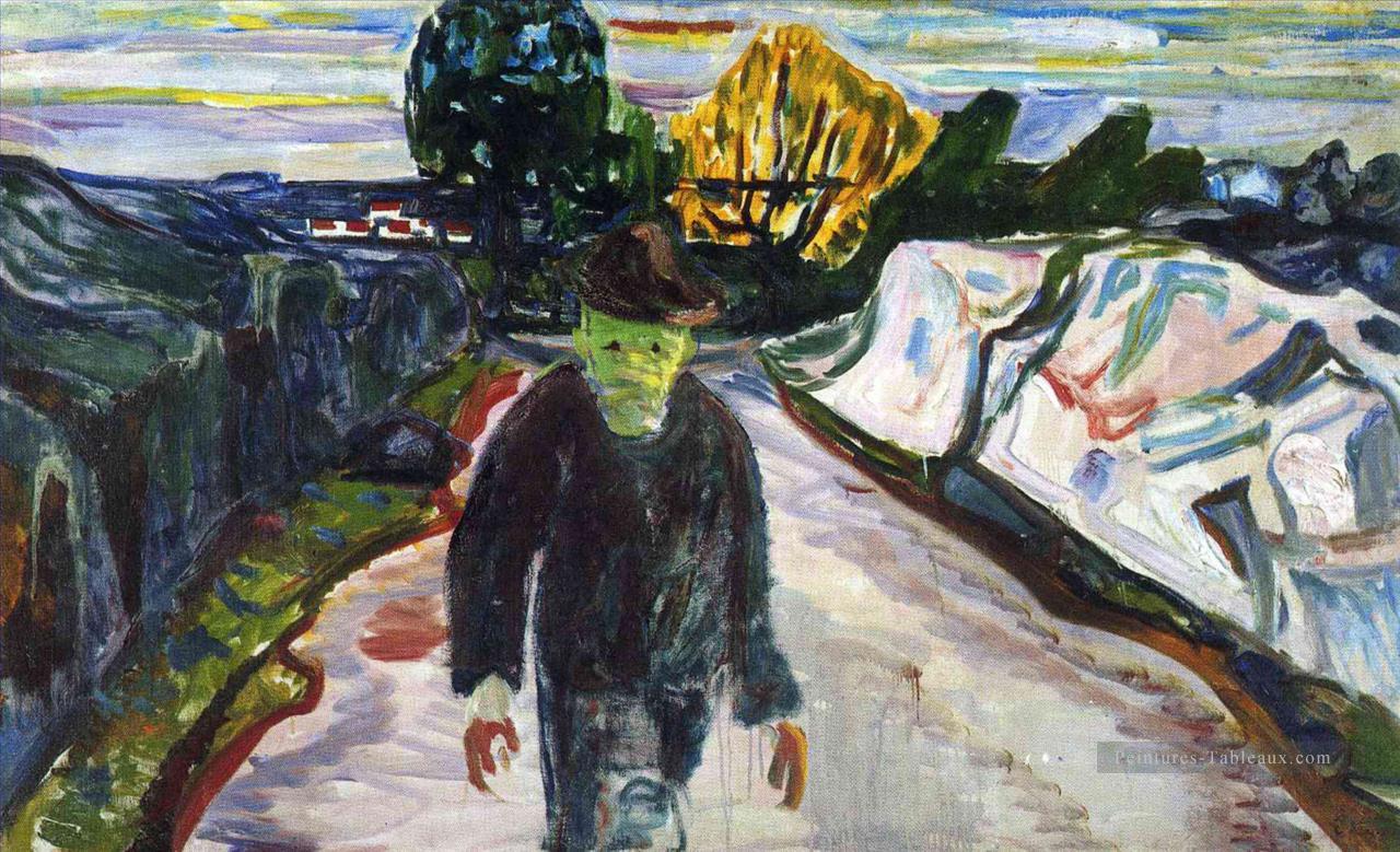 l’assassin 1910 Edvard Munch Peintures à l'huile